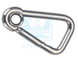 SF-2470 Oblique Angle Snap hook with Eyelet